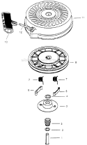 Page B Diagram and Parts List for 9895-0  Briggs and Stratton Pressure Washer